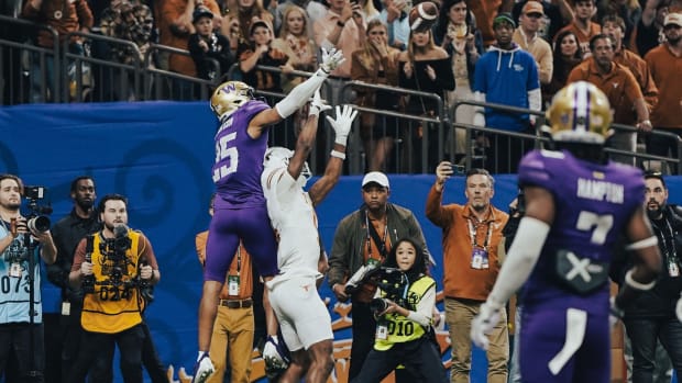 Elijah Jackson, making the game-winning play in the Sugar Bowl, is one of two UW starters returning.